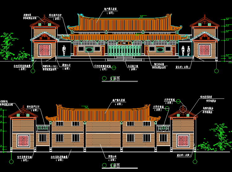 海量中国古建筑CAD图纸