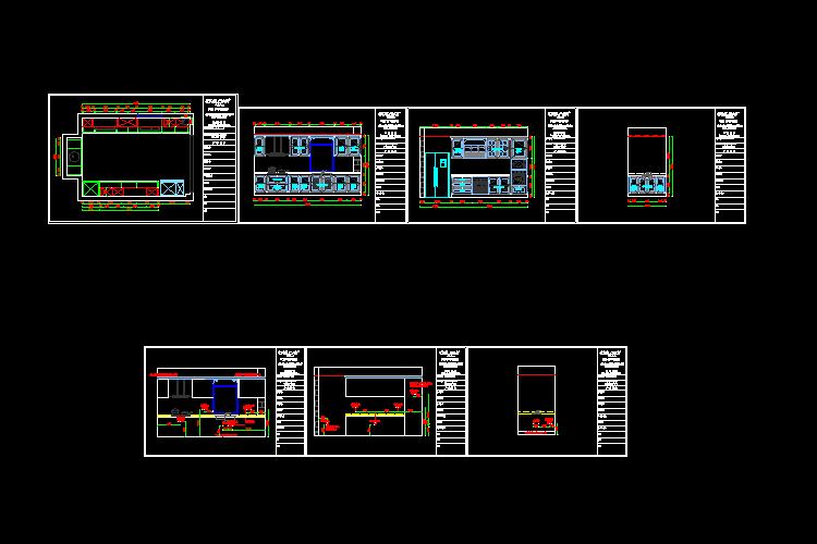 133套橱柜设计，CAD设计施工图纸