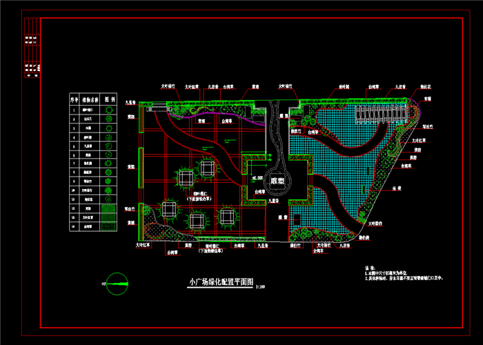 145套公园广场CAD平面施工设计图