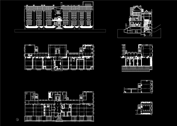 107套世界著名建筑CAD设计图纸
