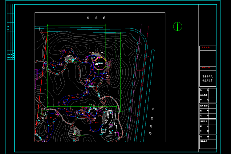 100套公园景观设计CAD平面图施工图