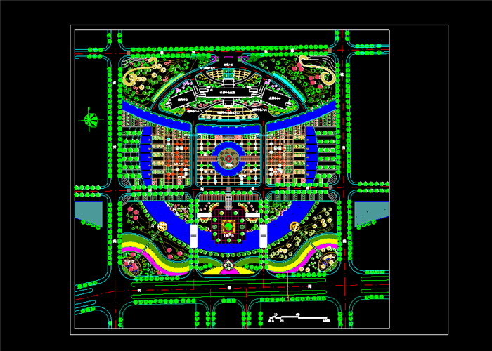 145套公园广场CAD平面施工设计图