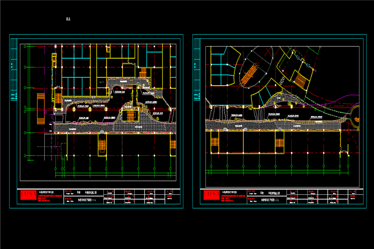 100套公园景观设计CAD平面图施工图