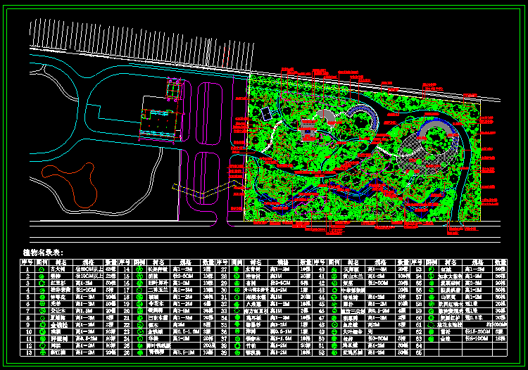 280套公园广场绿化建筑CAD图纸