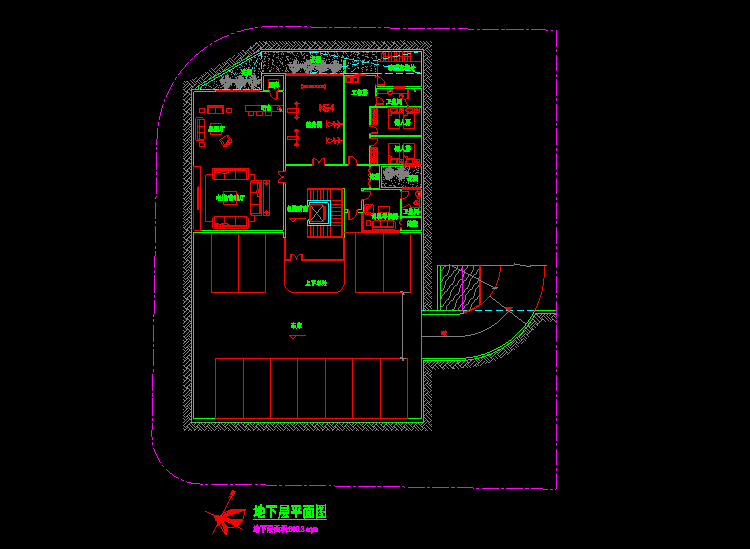 新农村建设小型小别墅CAD设计图图纸