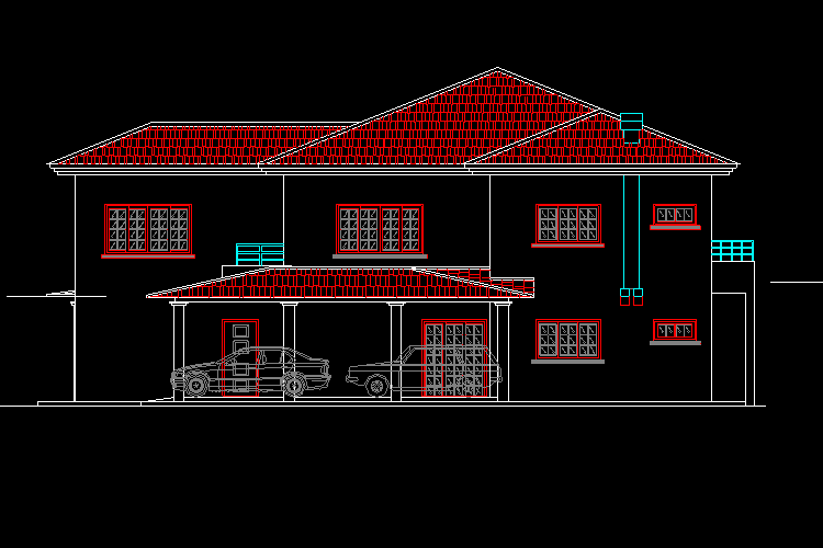 建筑钢筋CAD施工图