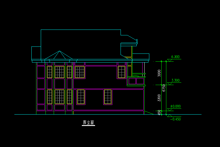 别墅小区特色大门建筑