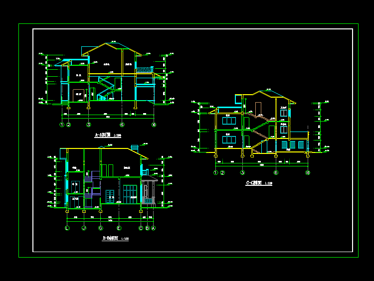 别墅小区特色大门建筑