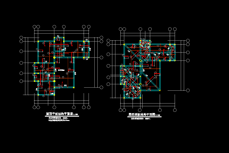 别墅设计建筑结构CAD施工图