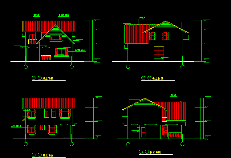海景花园别墅设计CAD施工图