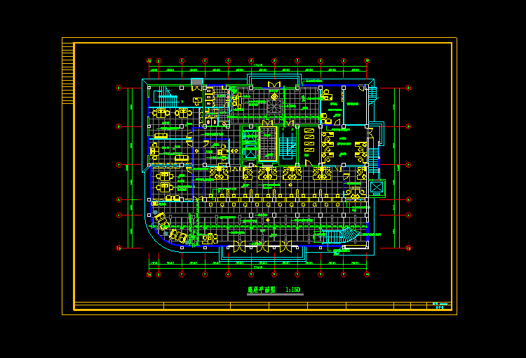 精装CAD室内设计装修施工图附加高清效果图