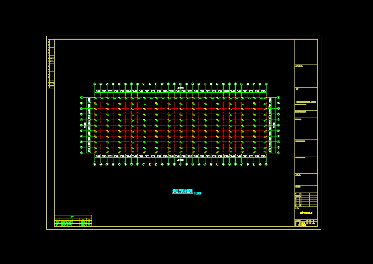钢筋结构设计CAD施工图