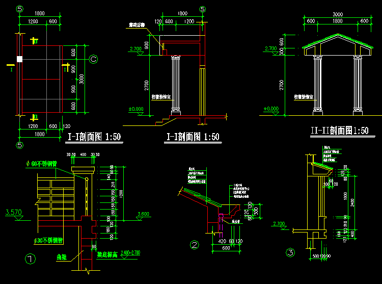 建筑结构CAD施工图