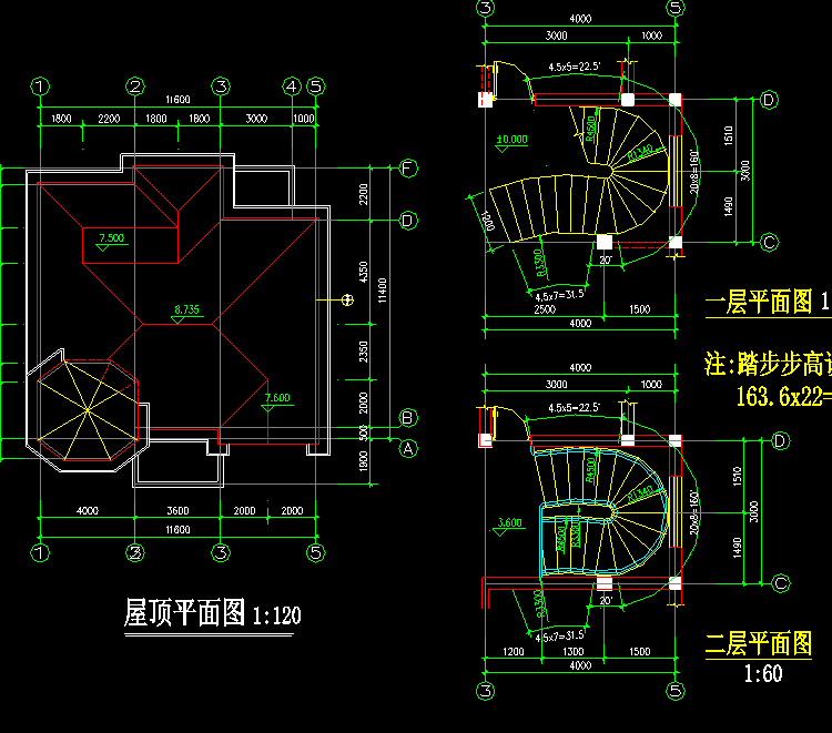 建筑结构CAD施工图