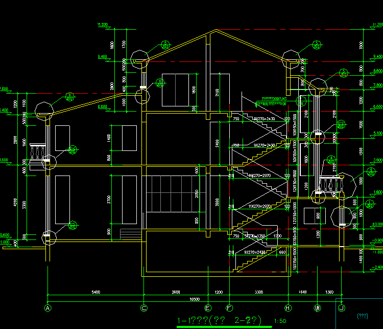 四合院住宅设计CAD施工图