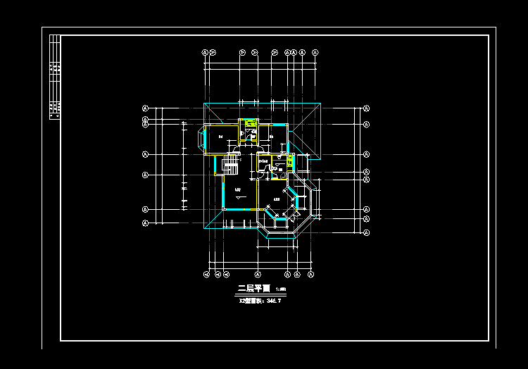 两套私人别墅设计CAD方案图