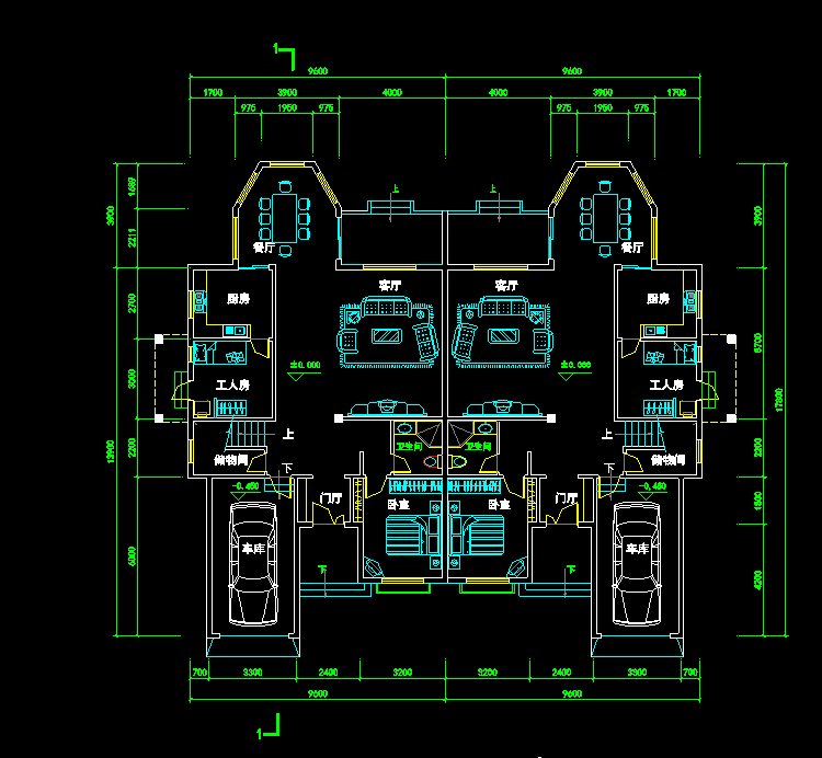 建筑结构CAD施工图