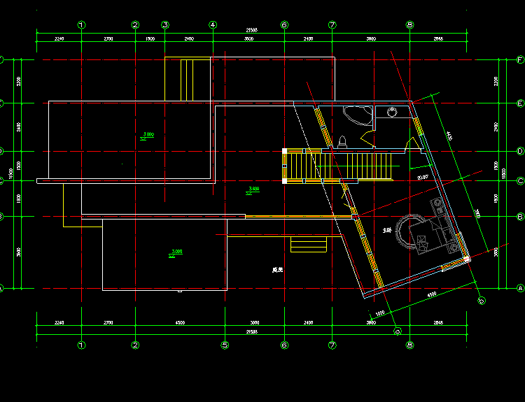 四合院住宅设计CAD施工图