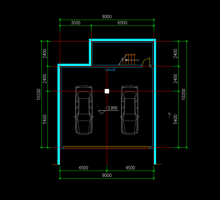 建筑结构CAD施工图