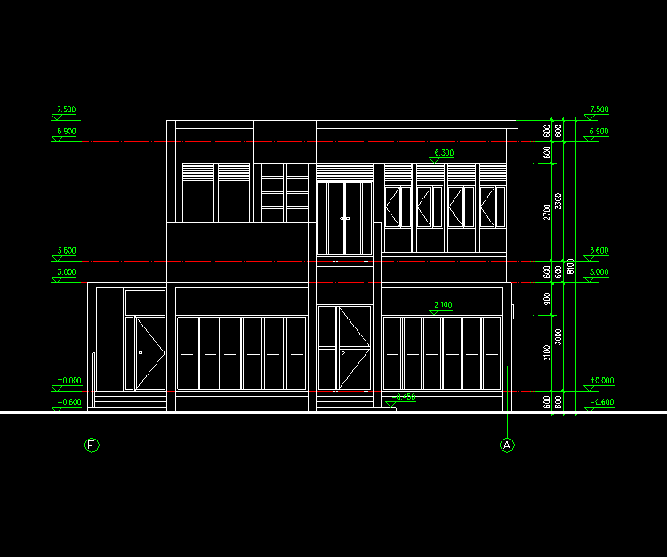 四合院住宅设计CAD施工图