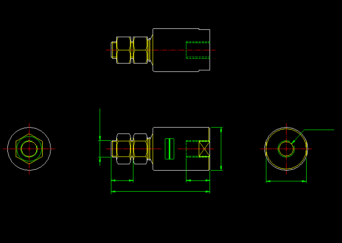 气缸CAD图纸2