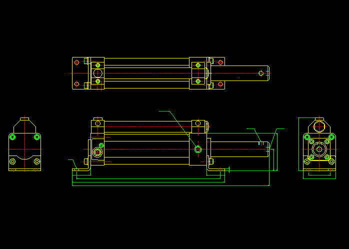 气缸CAD图纸7