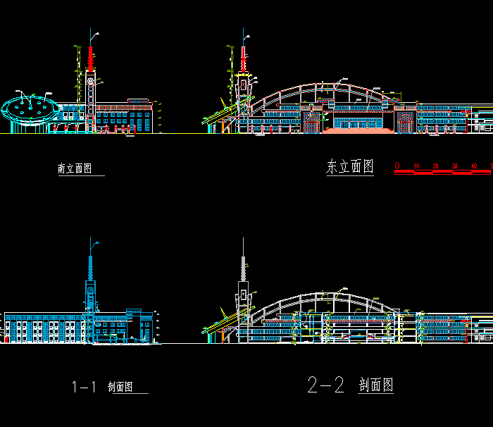 某学校CAD建筑设计CAD施工图图纸7