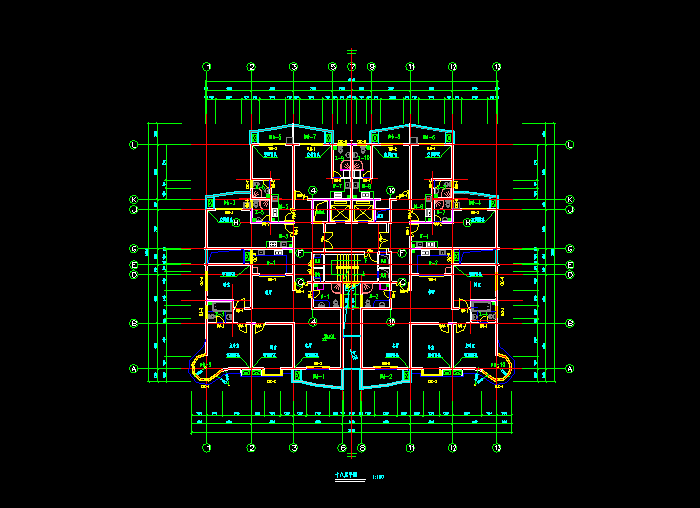 高层公寓建筑施工图纸1