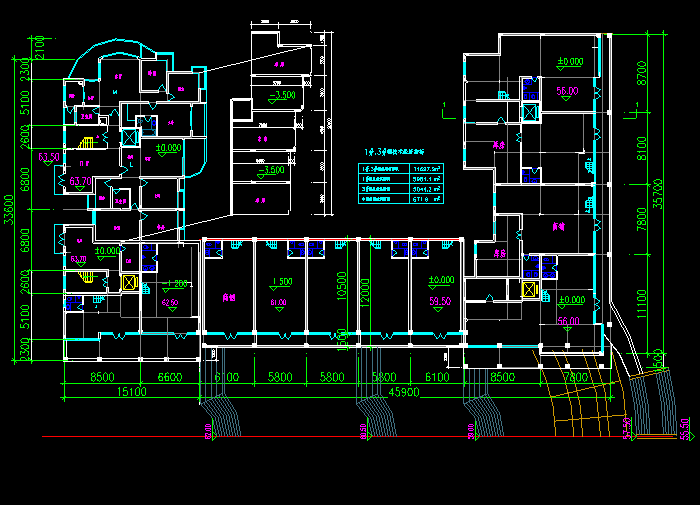 某花园多层住宅设计CAD施工图2