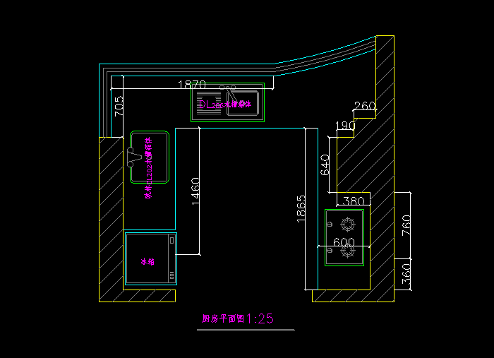 橱柜设计CAD图纸3