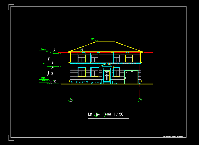 新农村住宅自建房CAD施工图纸3