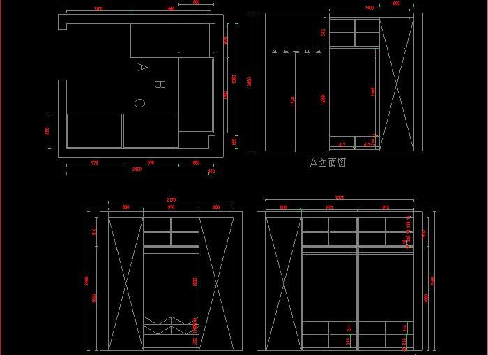 橱柜设计CAD图纸4