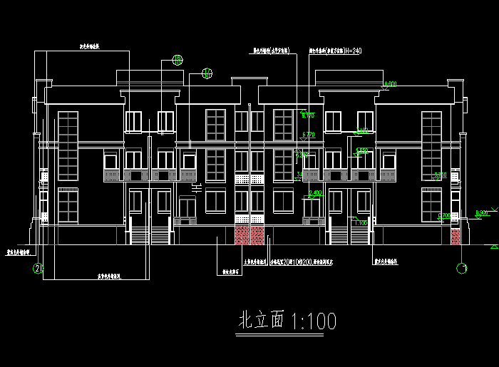 国外别墅规划设计CAD方案施工图4