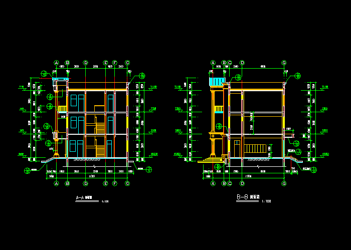 宾馆建筑施工图纸6