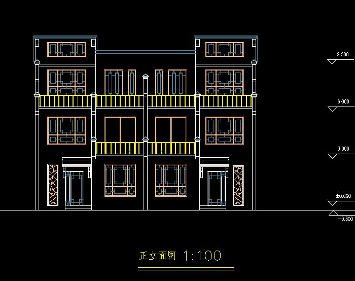 简单实用农村住宅别墅设计CAD施工图7