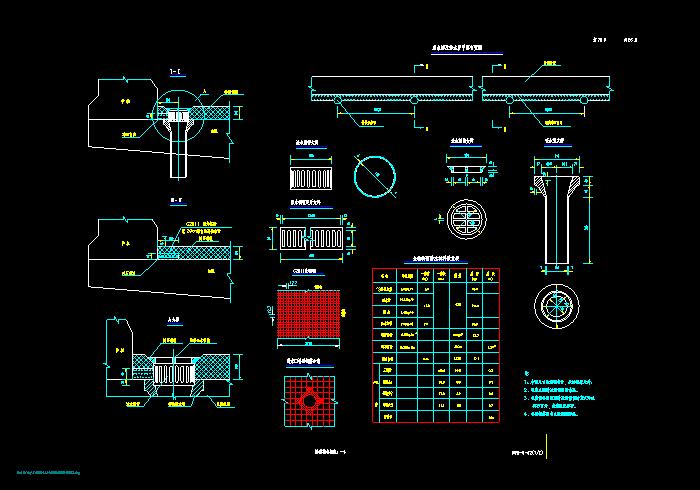 分离式立交桥设计CAD施工图6