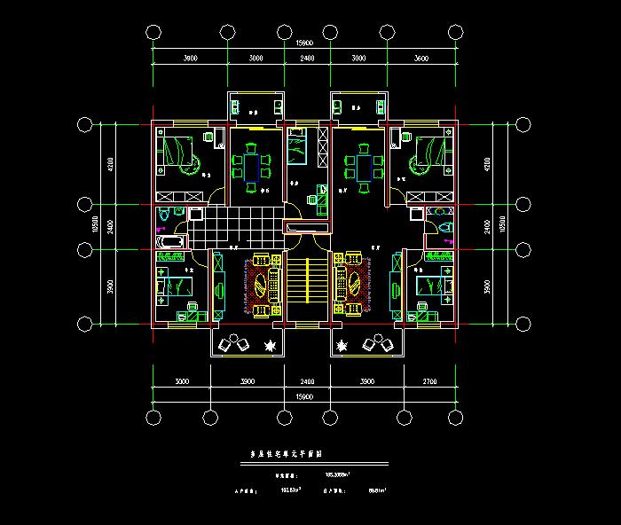 某花园洋房别墅住宅设计平立CAD剖面图6