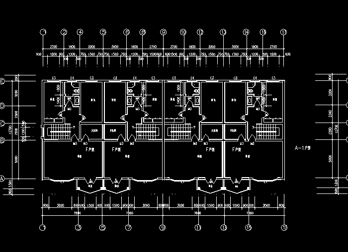 别墅户型建筑图纸6