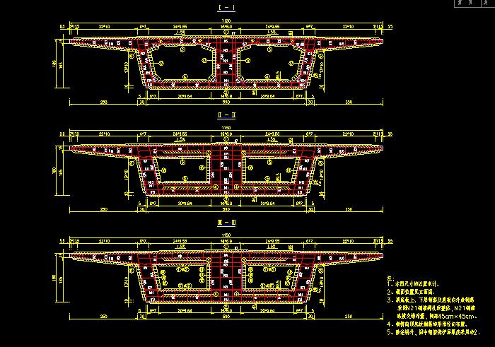 桥头搭板钢筋构造设计CAD图纸1