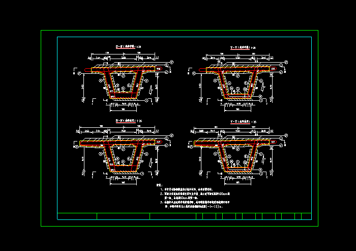 某大桥桥位平面设计CAD施工图2