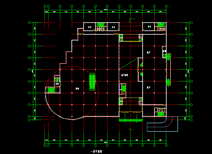 某综合楼方案CAD建筑施工图1