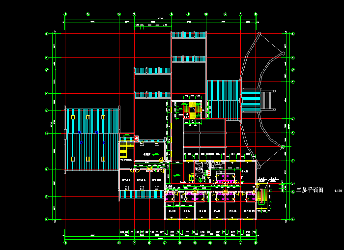 某综合楼方案CAD建筑施工图3