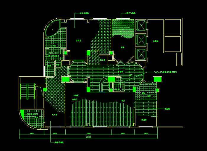 酒店总 统套房CAD设计建筑图纸3