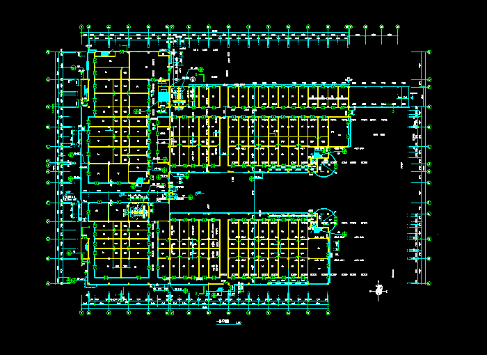 综合楼CAD设计建筑图纸7