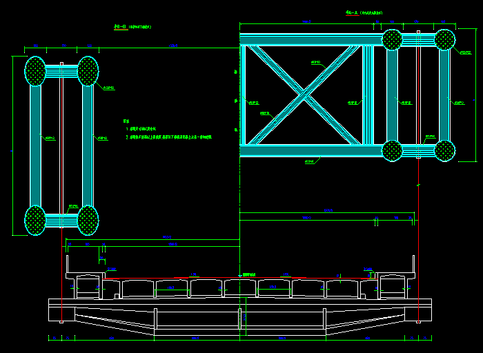 中承式钢管砼拱桥施工图纸1