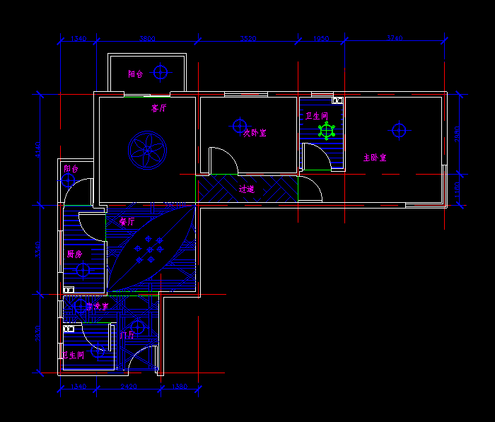室内家居设计CAD施工图3