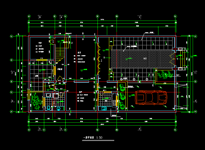 四合院CAD建筑设计图3