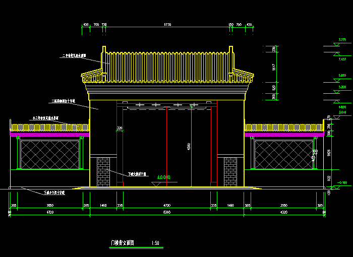 古建筑全套CAD设计施工图3