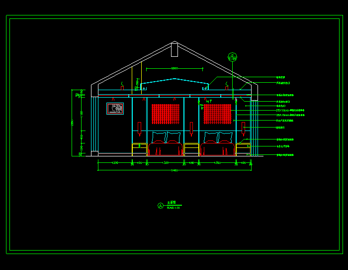 日式别墅装修CAD施工图4