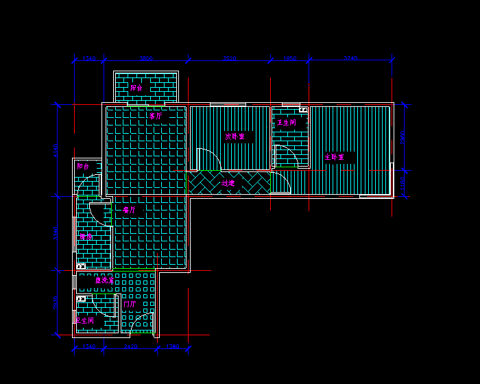 室内家居设计CAD施工图4